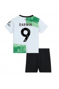 Liverpool Darwin Nunez #9 Babytruitje Uit tenue Kind 2023-24 Korte Mouw (+ Korte broeken)
